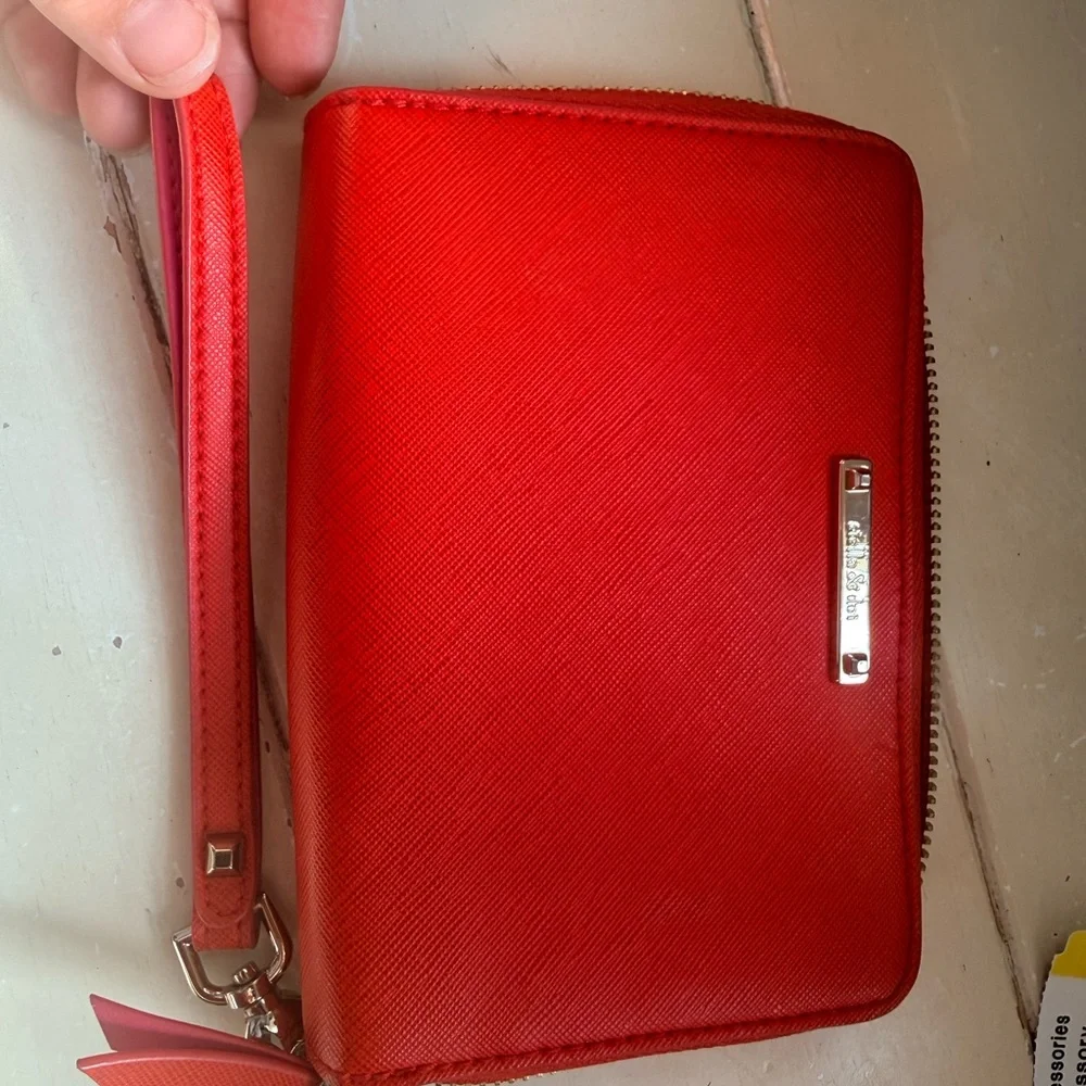 Stella & Dot Vibrant Red Wallet